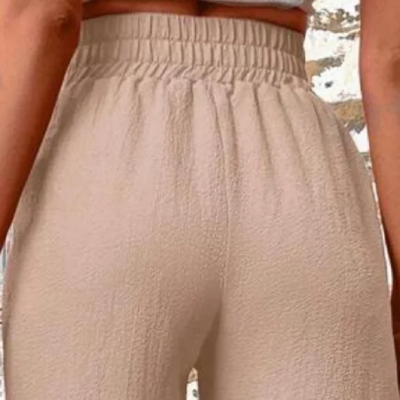 Minimalist Pocket tapered Linen Pants black - Picture 4 of 5